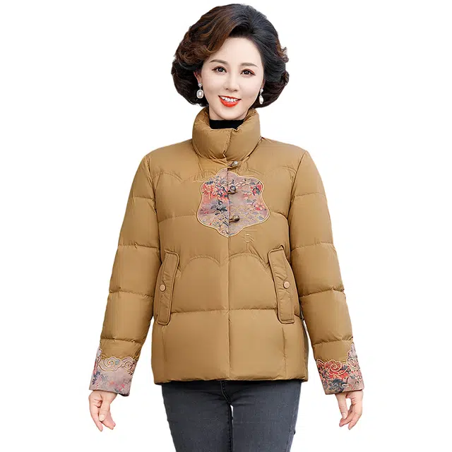 雅鹿 新中式国风设计感羽绒服 女款