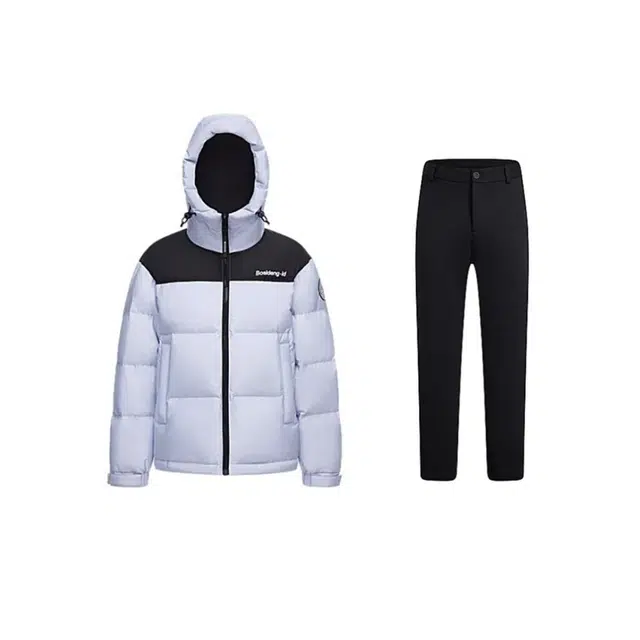 波司登 时尚运动系列 面包服保暖加厚连帽休闲运动套装 男女同款