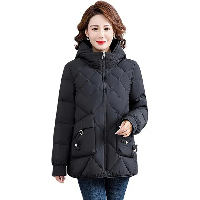 雅鹿 百搭休闲简约羽绒服 女款