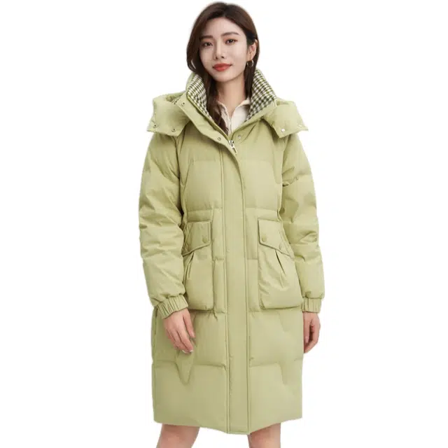 雅鹿 保暖抗寒时尚极简纯色舒适极寒户外羽绒服 女款