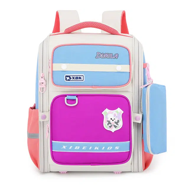 恒源祥 一年级 涤纶（聚酯纤维） 可爱双肩包 常规 男女同款情侣款 多色