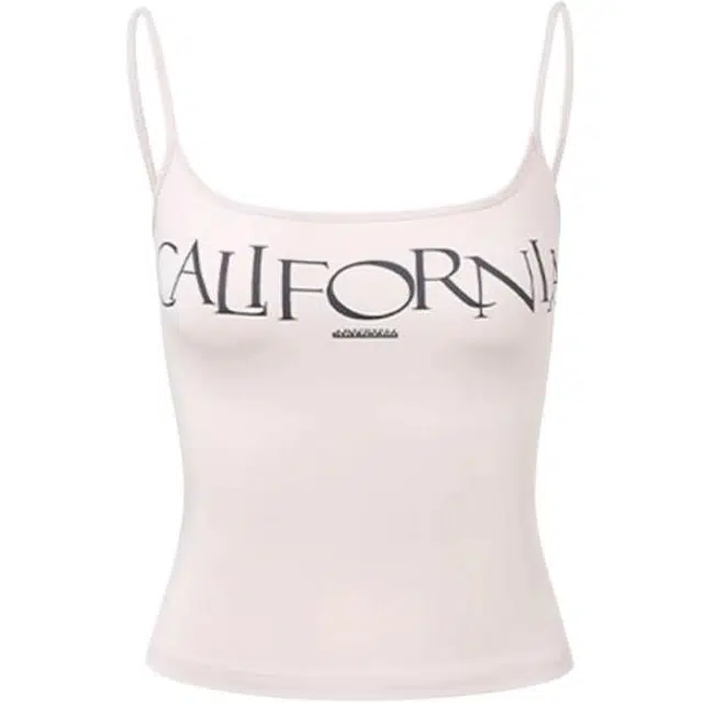 哒头下雨不愁 美式复古辣妹多巴胺背心女无袖上衣夏季吊带 女款