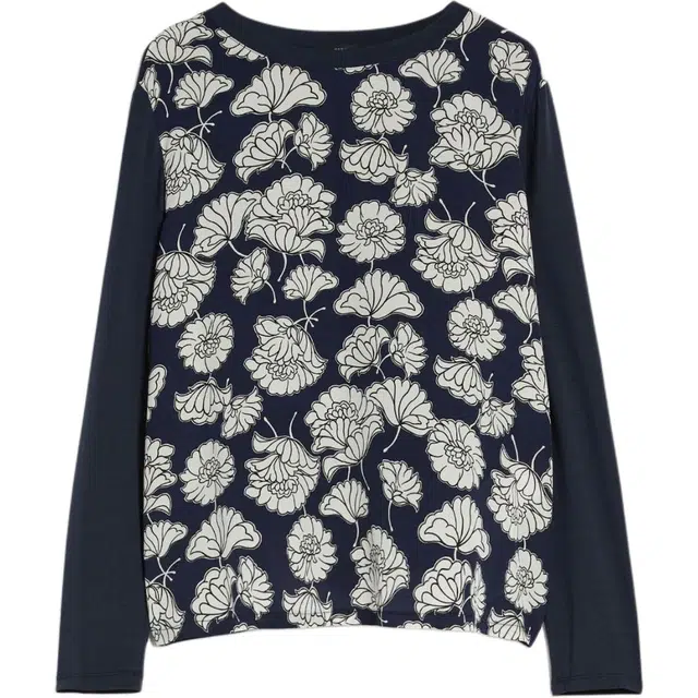 WEEKEND MaxMara Calamai Printed Silk And Jersey T-Shirt