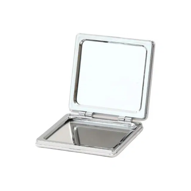 计轩 口袋折叠迷你圆镜磁吸手持双面小镜子