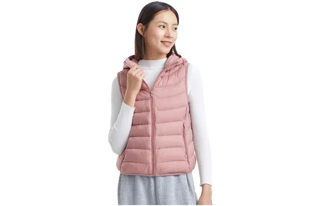 坦博尔 通勤连帽拉链马甲 女款