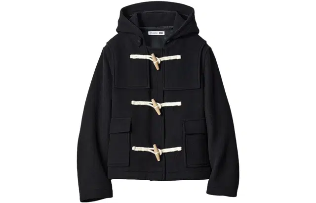 UNIQLO x JW Anderson FW23 Duffle Coat Black