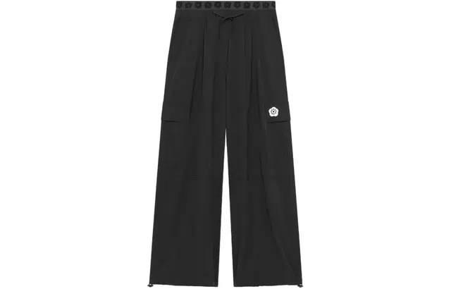 KENZO SS24 Sakura Elastic Straight Pants Black