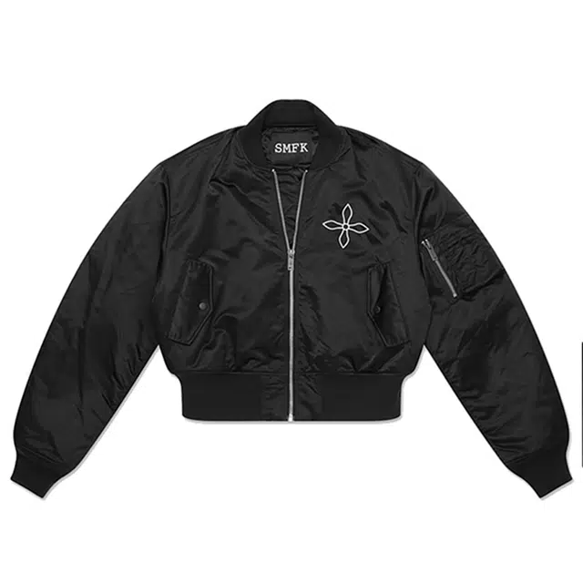 SMFK x Wonderland Bomber Jacket Midnight Black