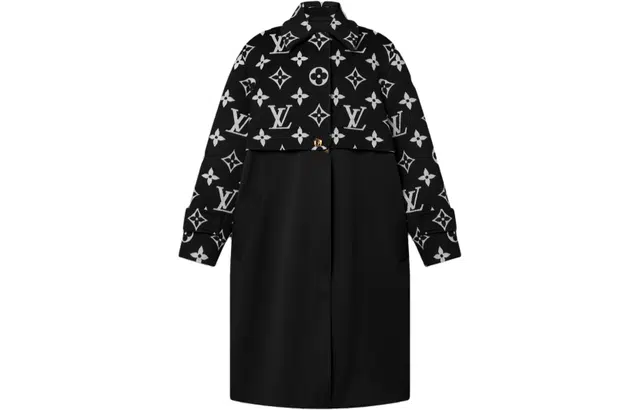 Louis Vuitton Logo Print Coat