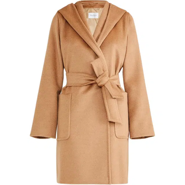 MaxMara Rialto Camel Colour Robe Coat