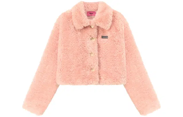 CHUU Faux Fur Collar Jacket