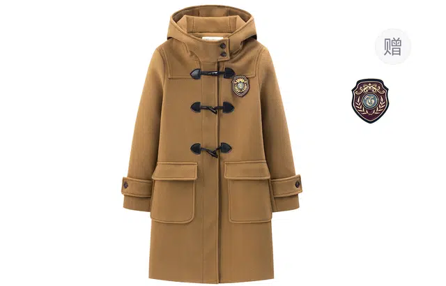 东鲸岁时记 学院风通勤保暖大衣 女款 驼色