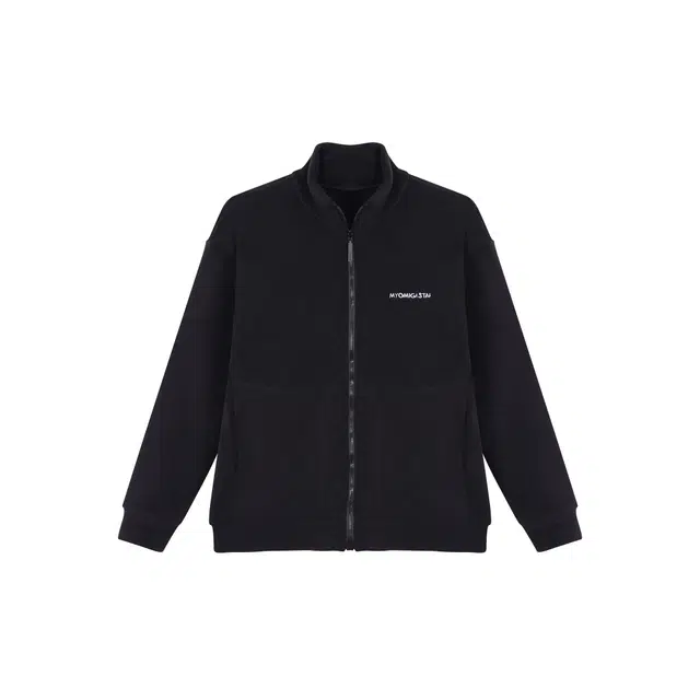 麓蔓蒂 立领双面奥粒绒休闲运动风纯色基础款加绒保暖外套 男女同款