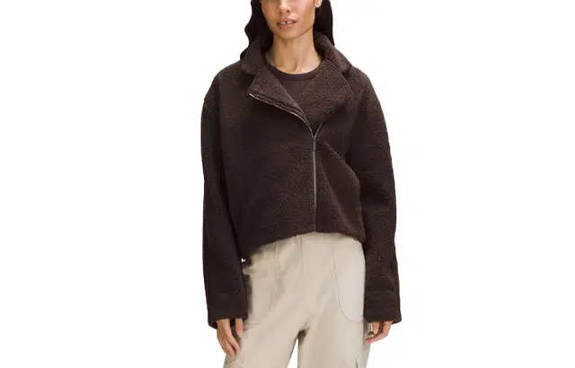 lululemon Textured Fleece Collared Jacket