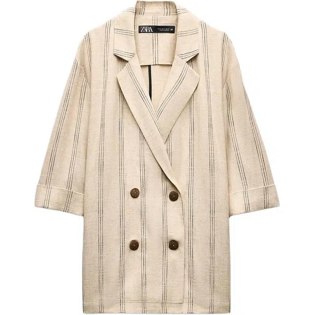 ZARA Striped Blazer