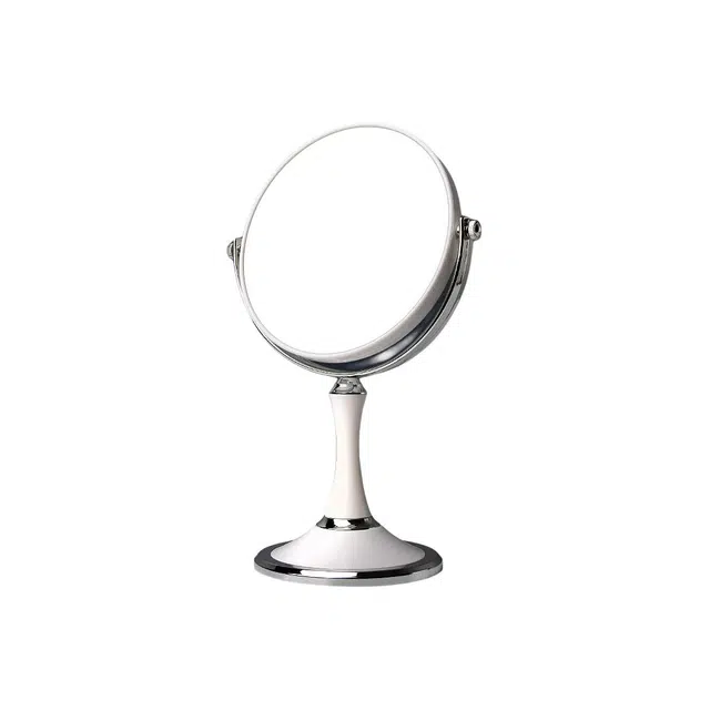 计轩 台式高清大双面旋转放大书桌面简约欧式化妆镜