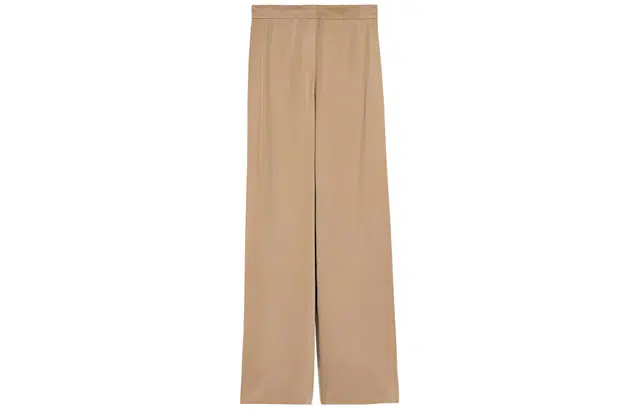 MaxMara studio Gardena Flowing Satin Trousers