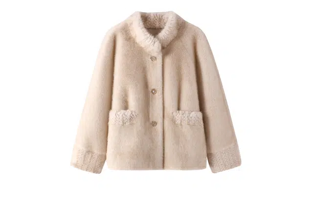 花栗鼠小姐 立领保暖细腻柔和亲肤外套皮草 女款