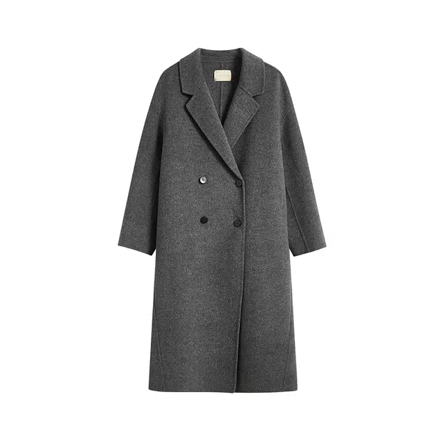 茵曼 通勤简约舒适气质大衣 女款