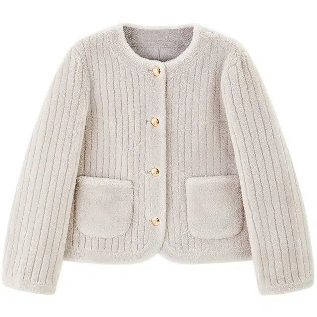 Peacebird Wool Cropped Jacket
