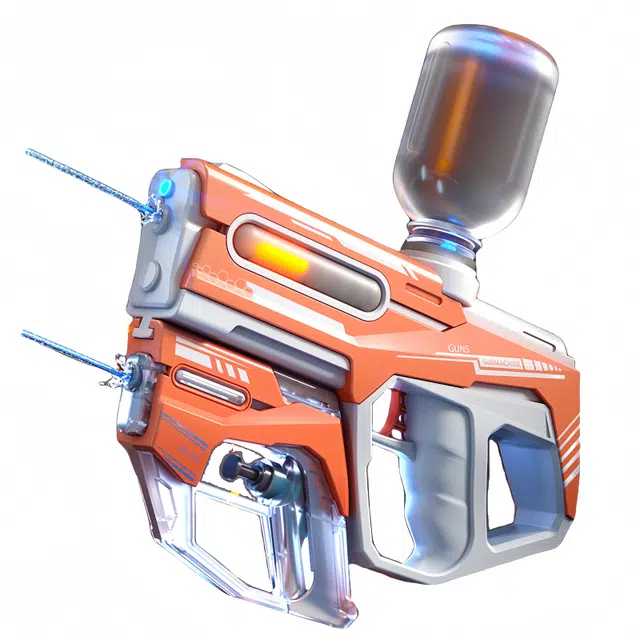 天予小镇 电动子母水枪喷水迷你 枪型玩具