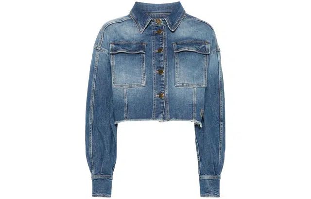 PINKO SS24 Washed Denim Jacket