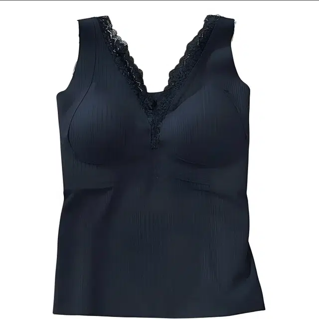 品彩 无痕蕾丝性感美背打底上衣背心吊带 女款