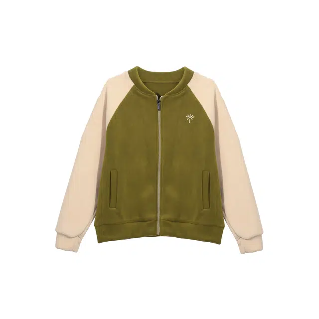 麓蔓蒂 奥粒绒宽松双面绒棒球服 男女同款