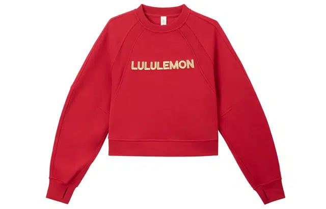 lululemon Scuba Pullover Dark Red