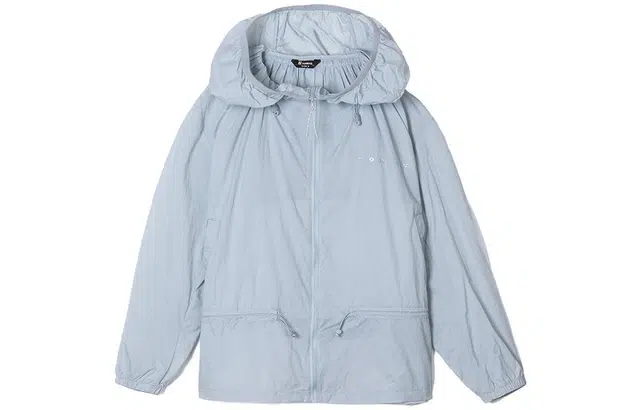 探路者 纯色户外运动透气连帽防晒衣 女款