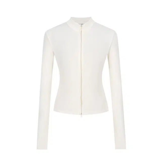 木清清 休闲气质百搭短款长袖上衣针织衫 女款