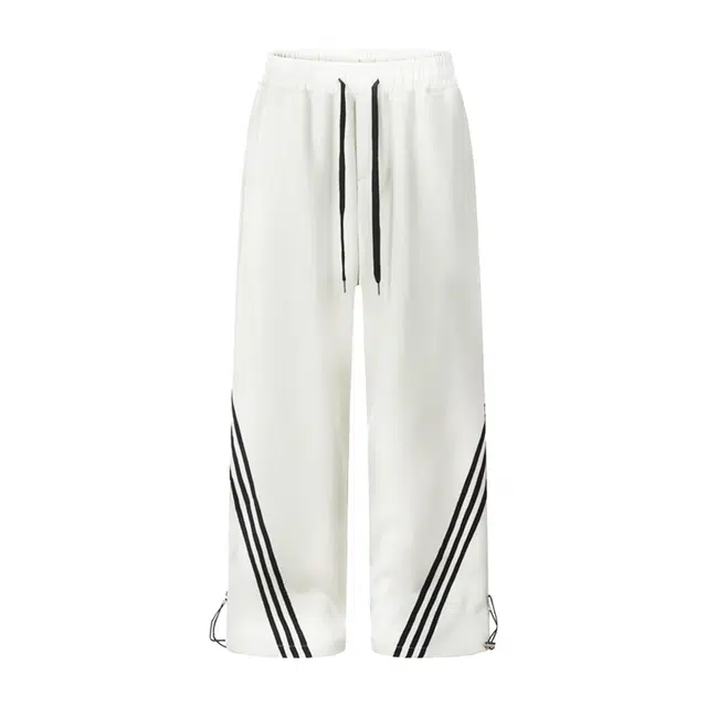 莫代尔 美式复古设计感宽松阔腿休闲裤 女款