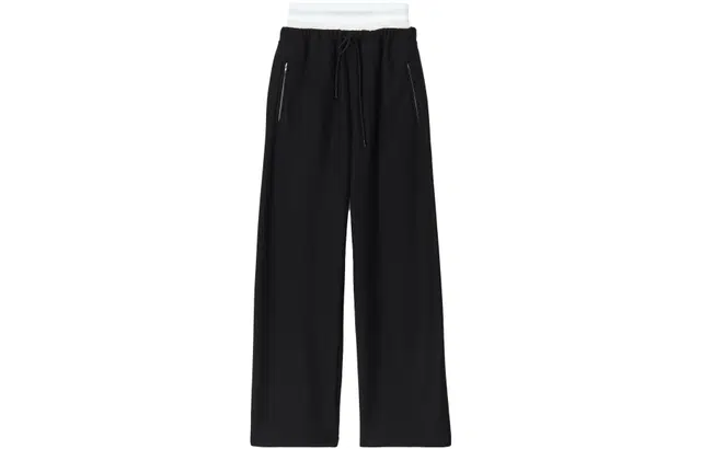 alexander wang Wide Leg Sweatpants With Pre-Styled Detachable Logo Brief