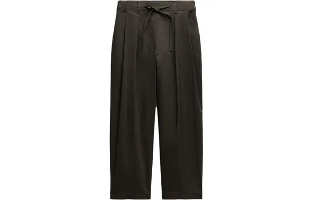ZARA ZW Series Drawstring Pleated Trousers