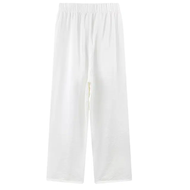 木清清 垂感奶芙裤阔腿运动长裤休闲裤 女款