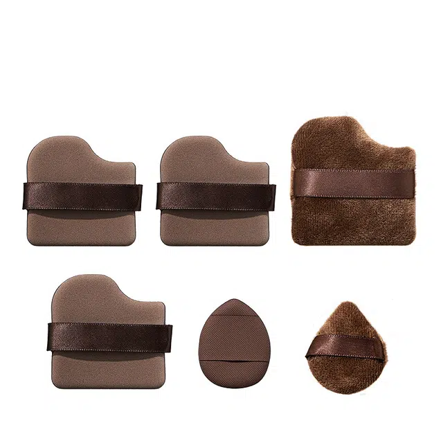 计轩  巧克力柔肤丝滑粉扑 打底易上妆 超软厚服帖干湿两用