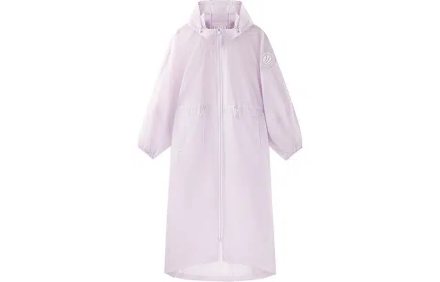 波司登 多功能轻薄口袋纯色连帽连衣裙防晒衣 女款 薰衣草紫