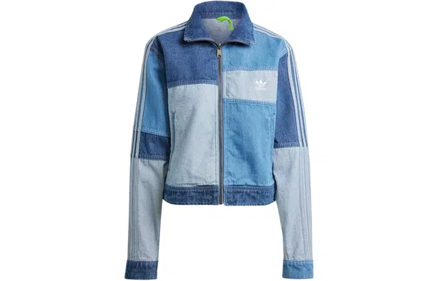 adidas Originals Kseniaschnaider Denim Patchwork Track Top
