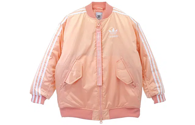 adidas Originals Long Bomber Jacket Glow Pink