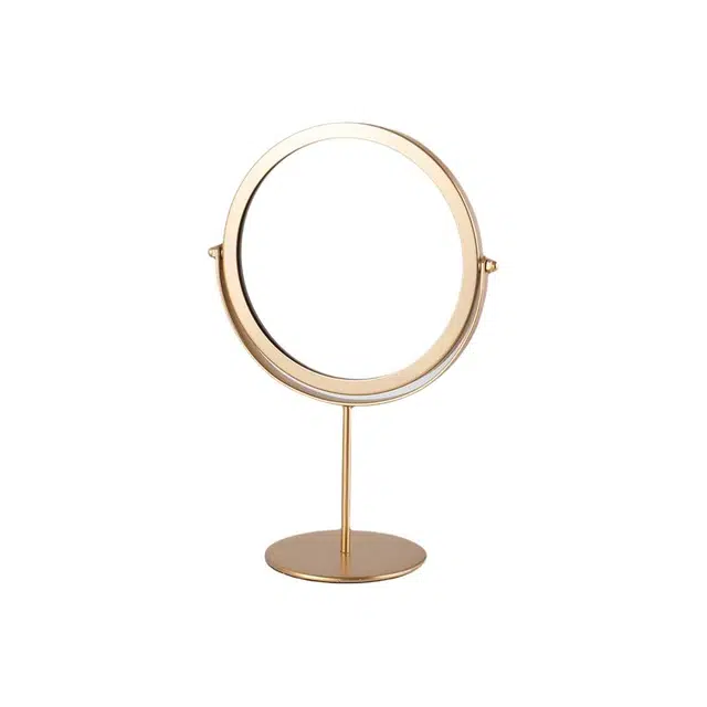 计轩 台式化妆桌面便携大号家用梳妆镜 简约