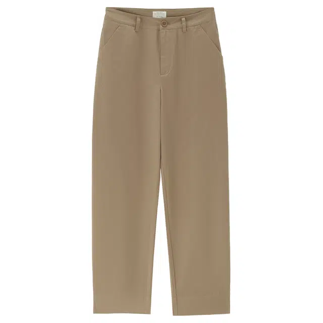 佐丹奴 纯棉清凉透气梭织直筒薄九分裤休闲裤 女款