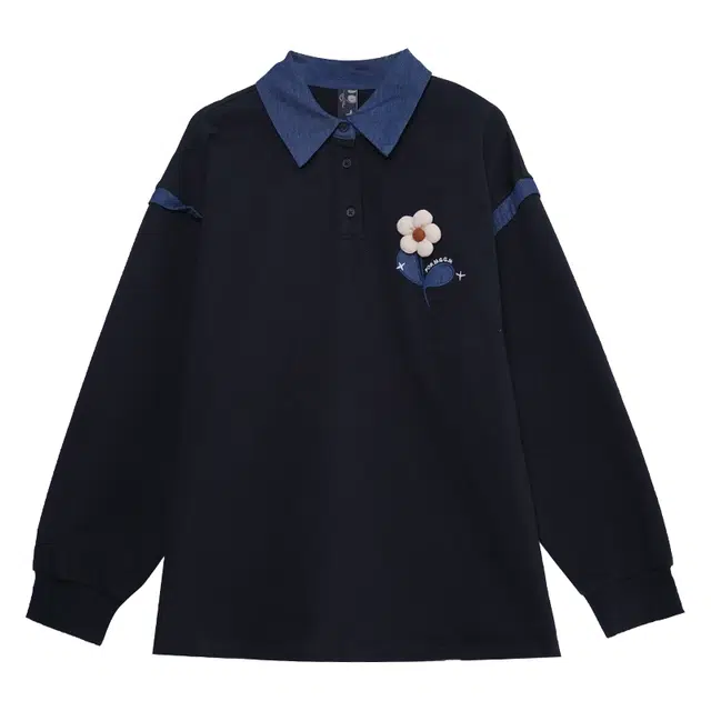 木果果木 复古学院风立体小花卫衣 女款