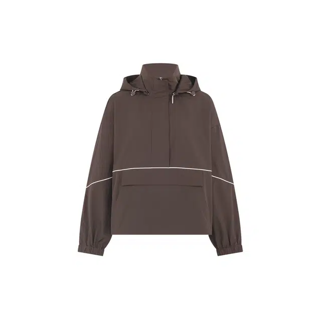 美洋 朱古力 轻量可拆卸连帽冲锋衣防晒服 女款 咖色
