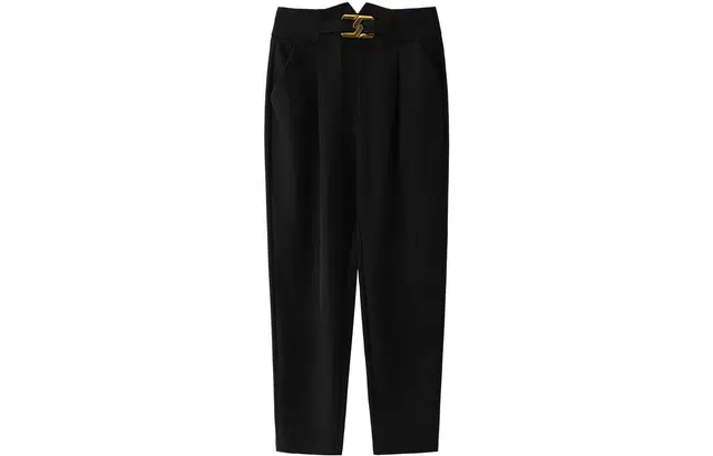 恒源祥 高腰九分休闲裤 女款 灰色