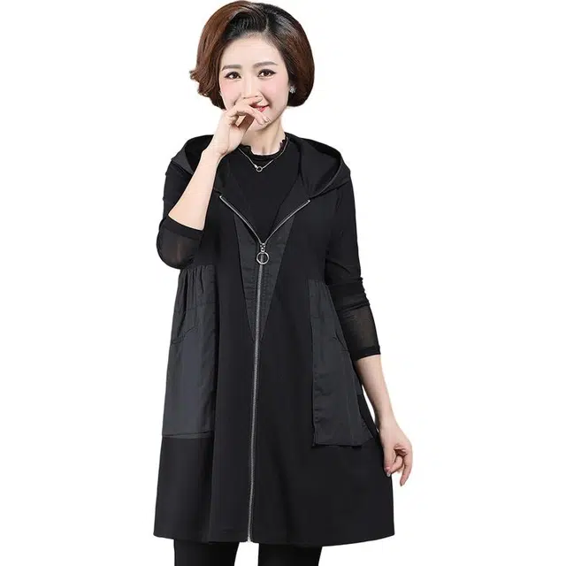 雅鹿 休闲舒适百搭气质马甲 女款 黑色