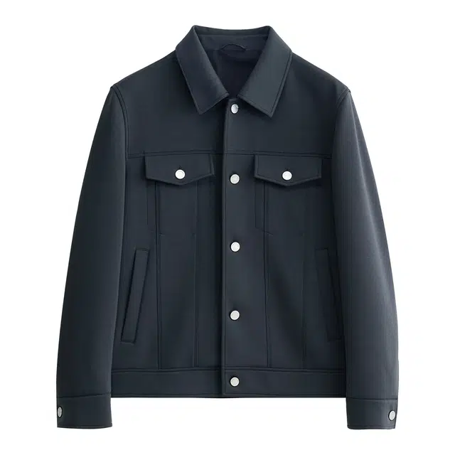 丹宁哲学 莫代尔棉空气层面料牛仔外套夹克 男款