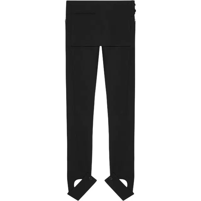 COURREGES SS25 OVERSKIRT PANTS BLACK