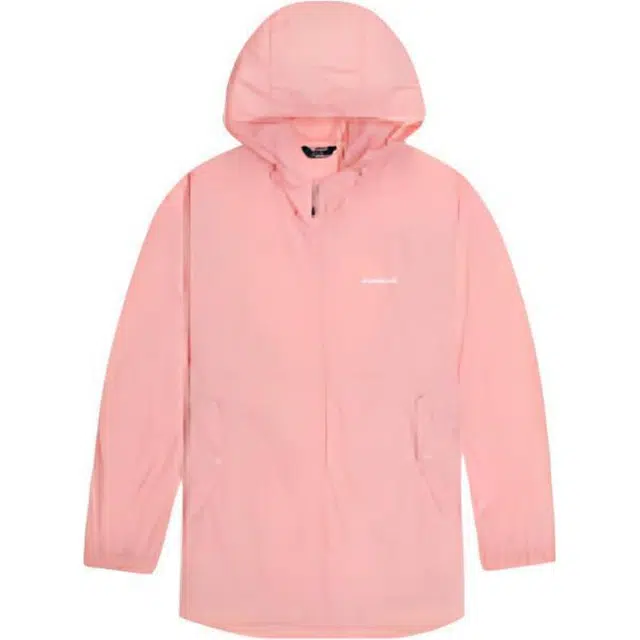 探路者 纯色连帽拉链休闲长袖防晒服 女款 城市粉