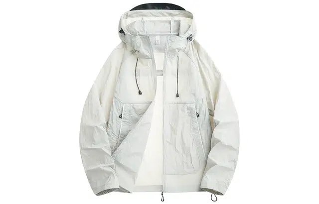 木林森 纯色宽松透气速干长袖防晒服 男女同款