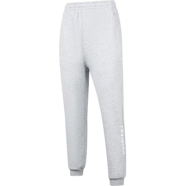 乔丹 综合运动系列 字母透气舒适运动束脚休闲裤 女款 灰花灰